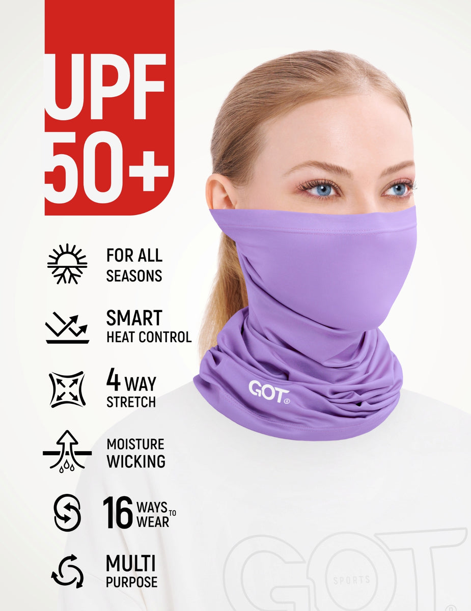 ゴルフィッカーズネックウォーマー GOT® UV COOLING NECK GAITER - PURPLE – GOT SPORTS