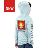 GOT® UPF 50+ Kids Hoodie - Sunset Blue