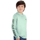 GOT® UPF 50+ Kids Hoodie - Sunset Green