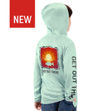 GOT® UPF 50+ Kids Hoodie - Sunset Green