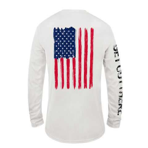 GOT® UPF 50+ American Flag - White