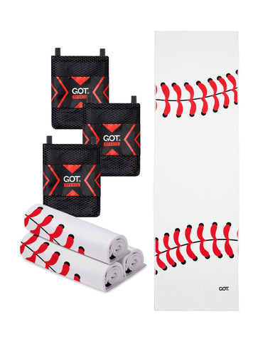 GOT® Cooling Towel (Pack of 3) - Baseball