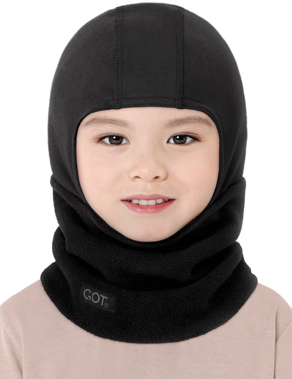 GOT® Kids Polar Fleece Balaclava (Ages 3-6) - Black