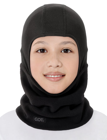 GOT® Kids Polar Fleece Balaclava (Ages 7-12) - Black