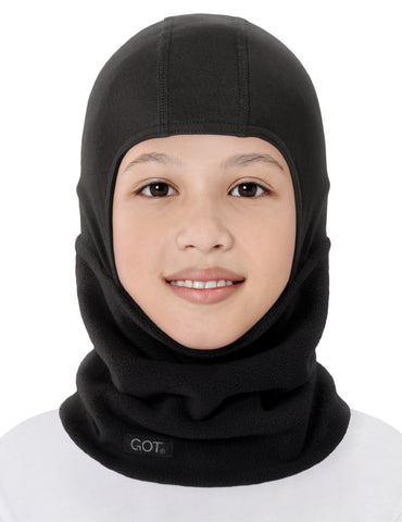 GOT® Kids Polar Fleece Balaclava (Ages 7-12) - Black