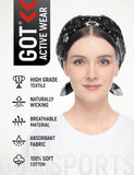 GOT® Cotton Bandana - Black Sun Flower