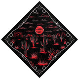 GOT® Cotton Bandana - Black Western Nature