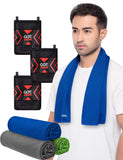 GOT® Cooling Towel (Pack of 3) -  Deep Blue / Green / Dark Gray