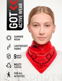 GOT® Cotton Bandana - Red Western Nature