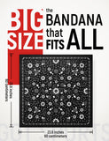 GOT® Cotton Bandana - Black Sun Flower