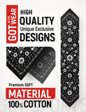 GOT® Cotton Bandana - Black Sun Flower