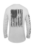 GOT® UPF 50+ American Flag - Gray