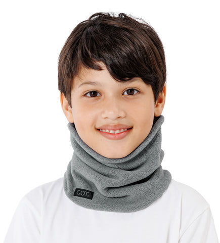 GOT® Kids Neck Warmer (Ages 7–12) - Gray