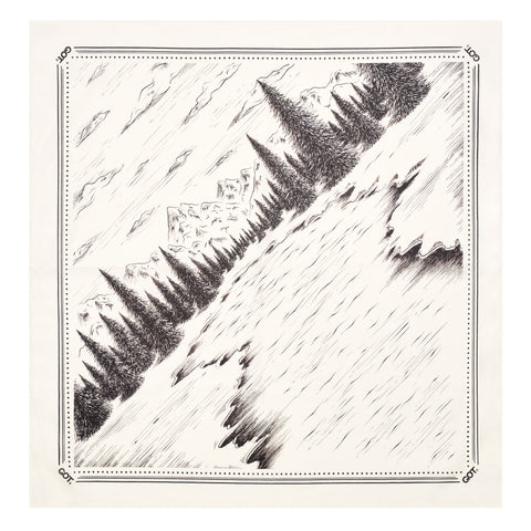 GOT® Cotton Bandana - Beige Mountain View
