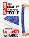 GOT® UV COOLING NECK GAITER - Navy Paisley