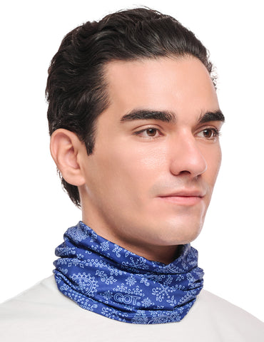 GOT® UV COOLING NECK GAITER - Navy Paisley