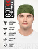 GOT® Cotton Bandana - Olive Green Origami