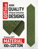 GOT® Cotton Bandana - Olive Green Origami