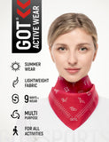 GOT® Cotton Bandana - Red Origami