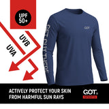 GOT® UPF 50+ The Bone Fisher - Navy