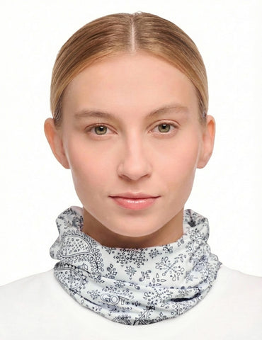 GOT® UV COOLING NECK GAITER - White Paisley