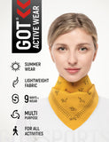 GOT® Cotton Bandana - Yellow Mustard Origami